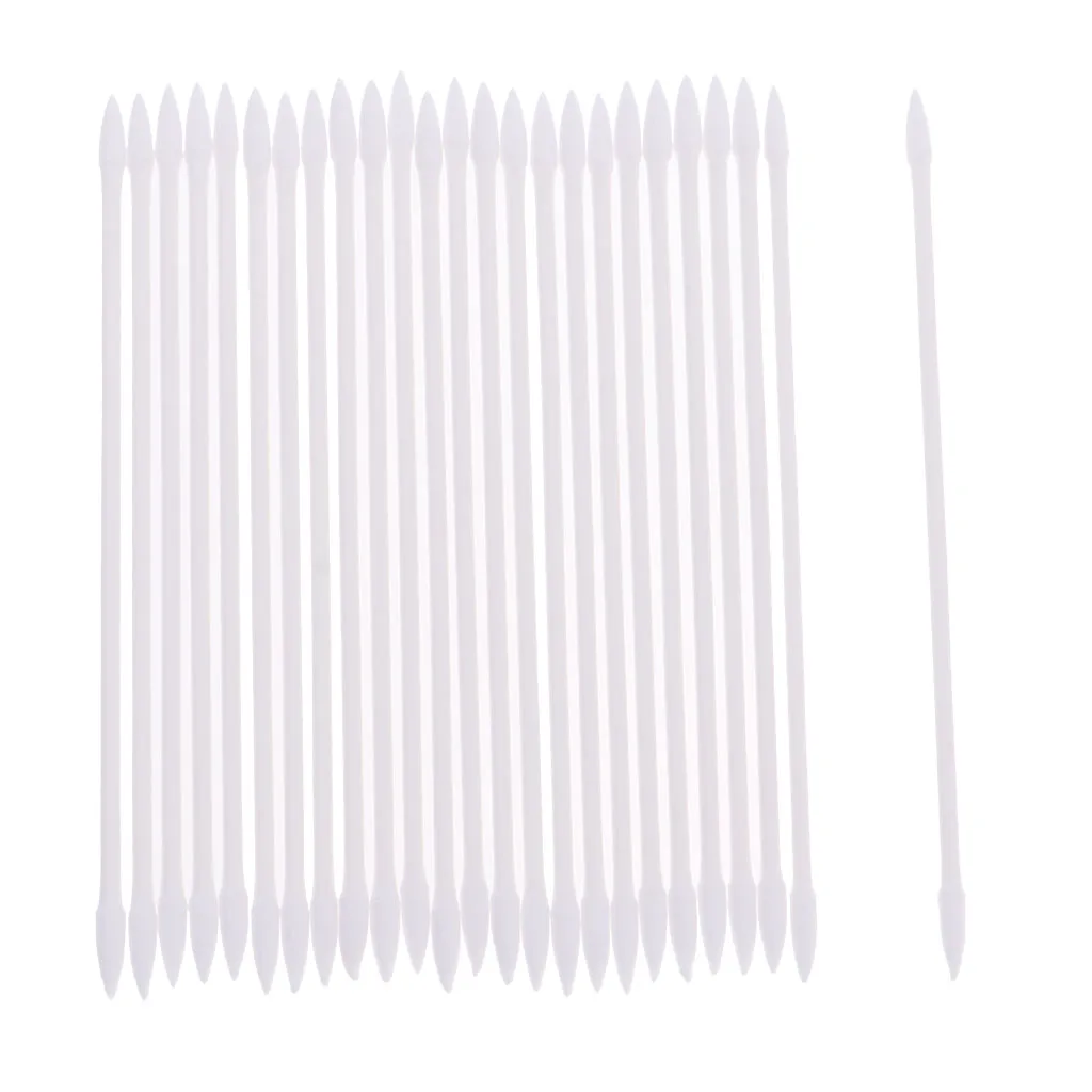 TBoonor 100 precision swabs with 4 sizes cars miniature cotton swabs. To  repair paint damage (Purple/White/Green/Blue)