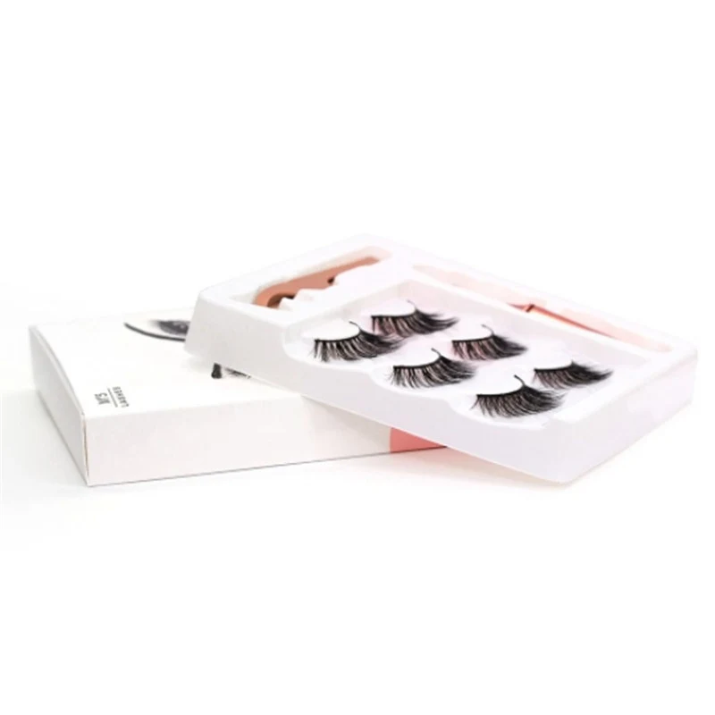 5 Magnetic Eyelashes natural False Eyelashes Magnet Lashes Magnetic Liquid Eyeliner& Magnetic False Eyelashes& Tweezer Set