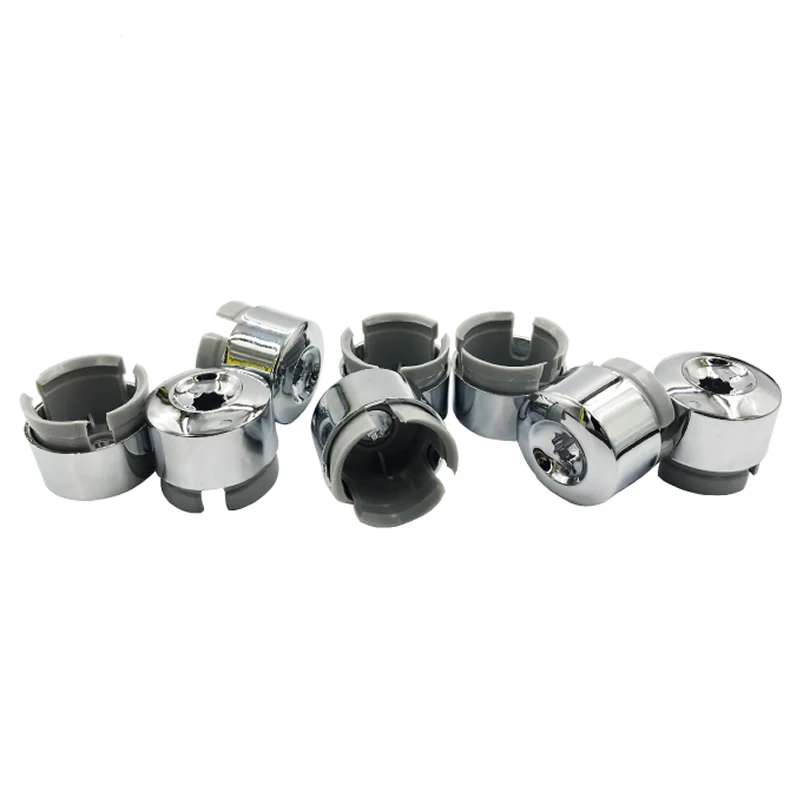 SKTOO 7L6 601 173A 2ZZ 10 шт. хромированное колесо колесный болт гайка Кепки крышка 7L6601173A для VW Touareg 2004-2010 2011 2012 2013