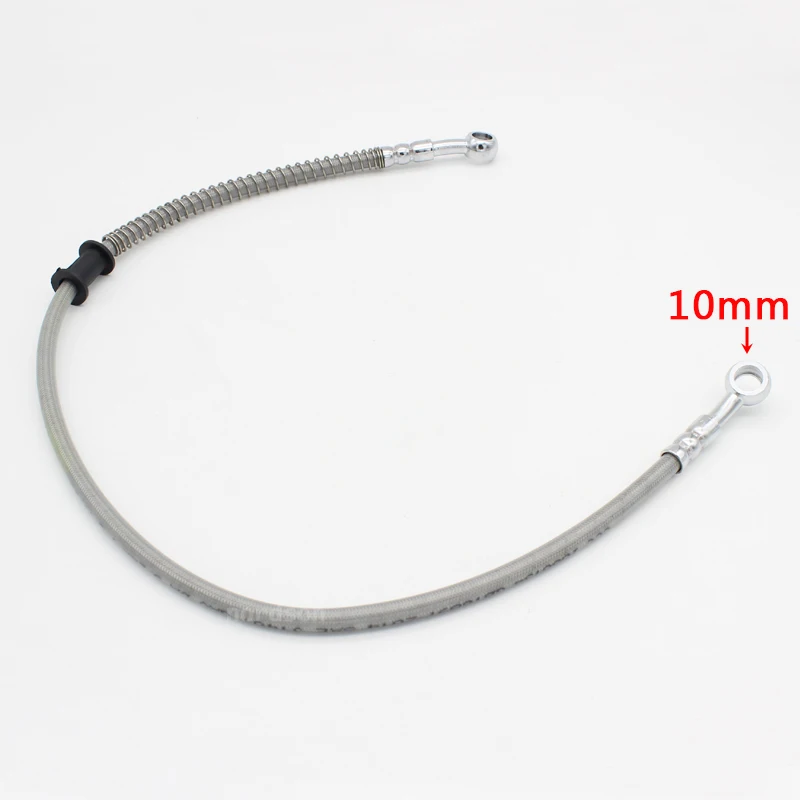 Motorcycle Dirt Bike Braided Brake Hose Line Steel Brake Cable Hydraulic Banjo pipe 2000mm Universal for Motorcycle Racing
