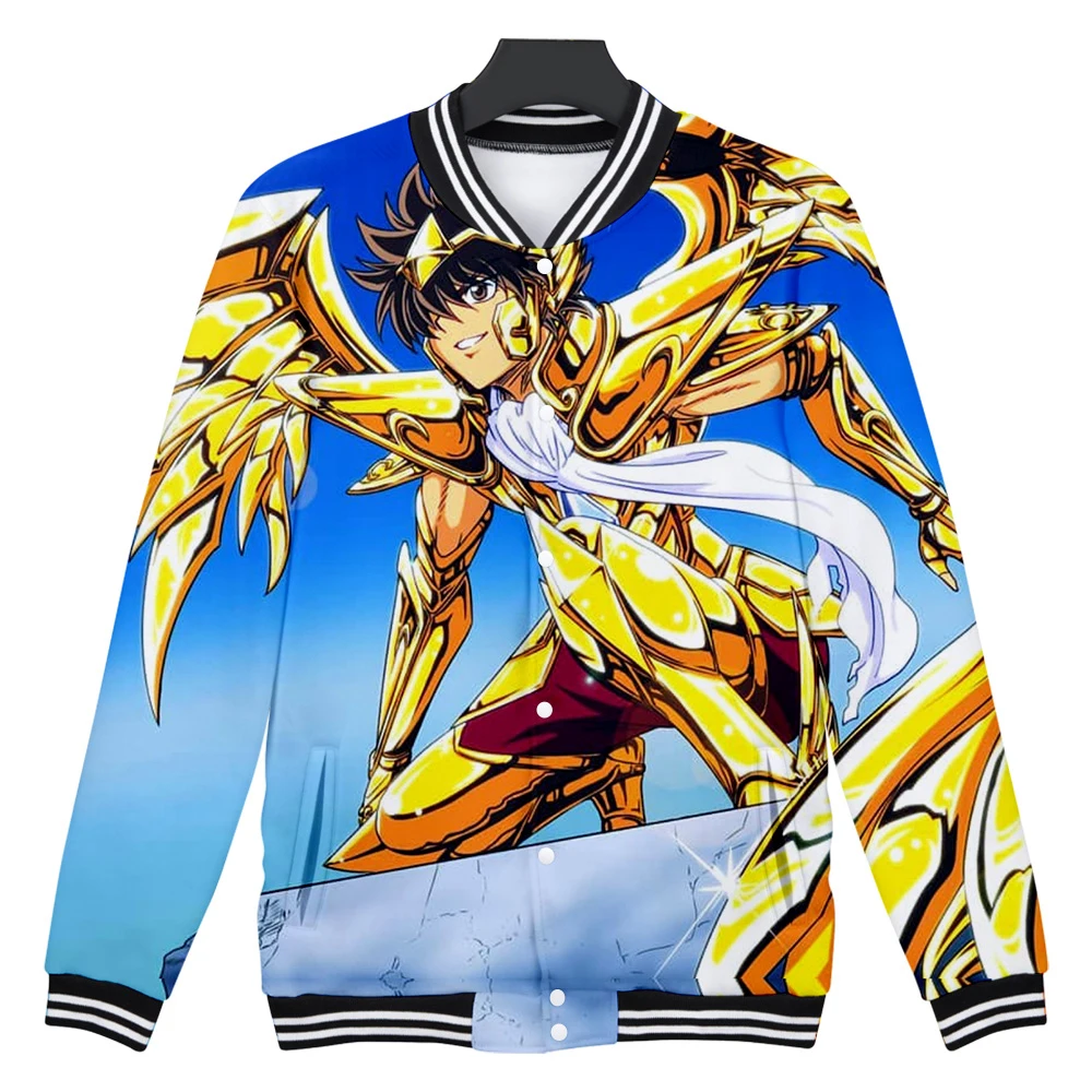 Saint Seiya 3 Sweatshirt Men/Women 3D Print Game Cosplay Baseball uniform Streetwear Harajuku Jacket Mens Hoodies Sweatshirts
