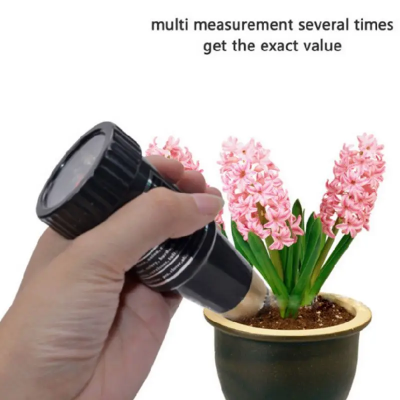 

Two-in-One Soil Acidity Meter PH Value PH Tester Moisture Hygrometer Salinity High Sensitivity Soil Quality Testing Equipment