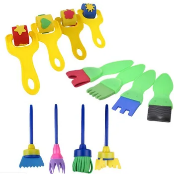 

Sponge Paint Brush for Kids DIY Graffiti Sponge Brushes Children Home Painting Educational Drawing Toys Funny Toys Art Supplies