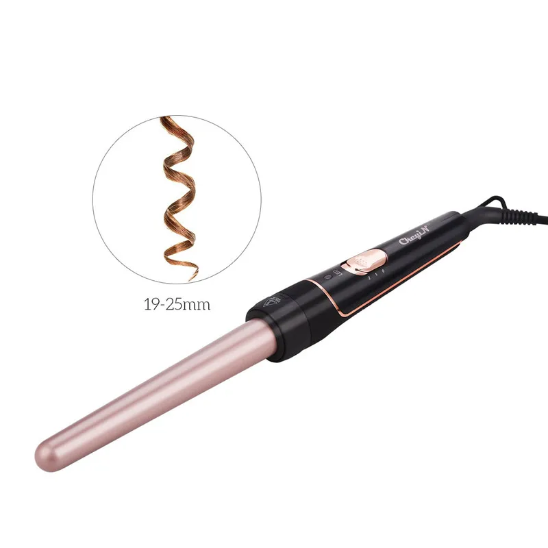 9-32 мм керамическая железная палочка для завивки волос контроль температуры профессиональные бигуди для завивки волос завивка вьющиеся Инструменты для укладки - Цвет: Цвет: желтый