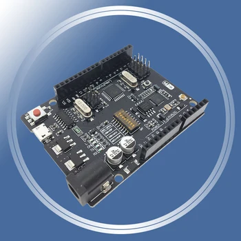 

UNO R3 + WiFi ATmega328P+ESP8266 (32Mb memory) USB-TTL CH340G For Arduino Uno NodeMCU WeMos ESP8266 One New Arrival