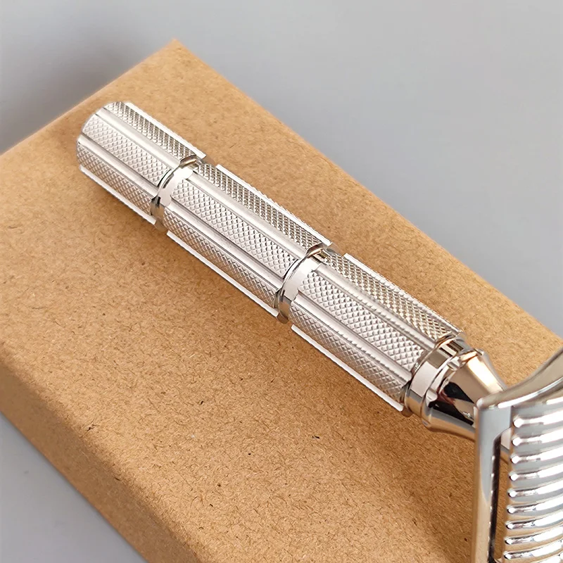 Dscosmetic Destroyer 316L stainless steel safety razor handle 5