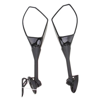 

SLGJMP Motorcycle Modified Rearview Mirror Rearview Mirror LED Light Rearview Mirror with Direction Light Mirror for Honda CBR10