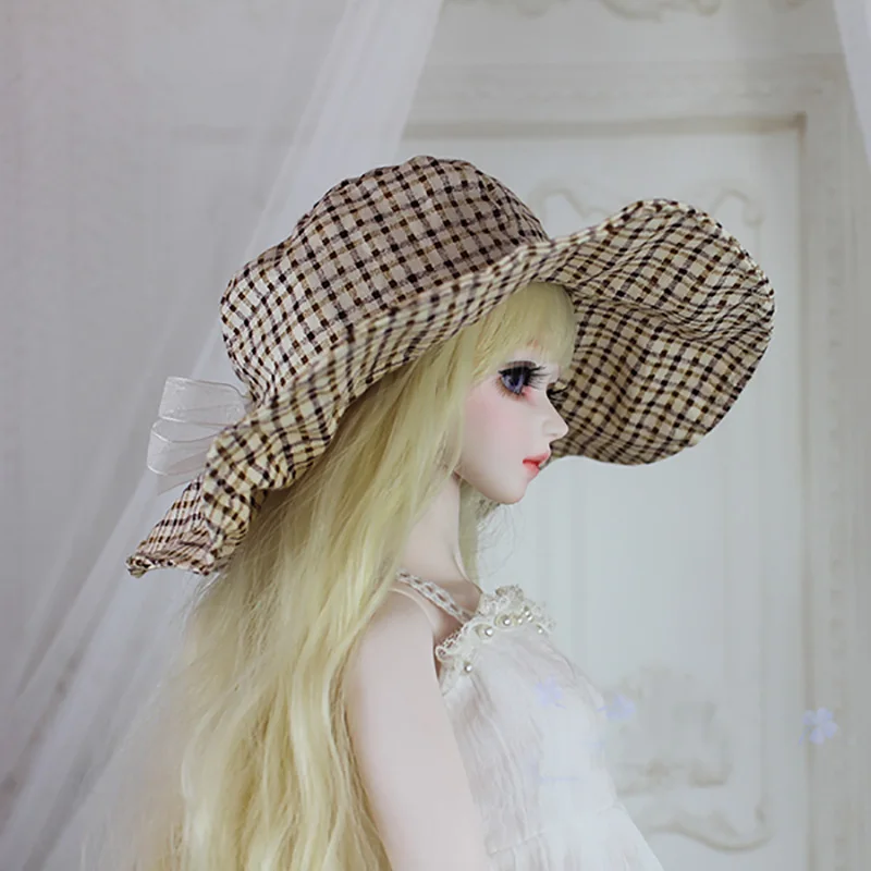 Allaosify BJD SD DD кукла blythe ткань 4 точки 3 точки гигантские детские украшения шляпа от солнца ткань шляпа кукла