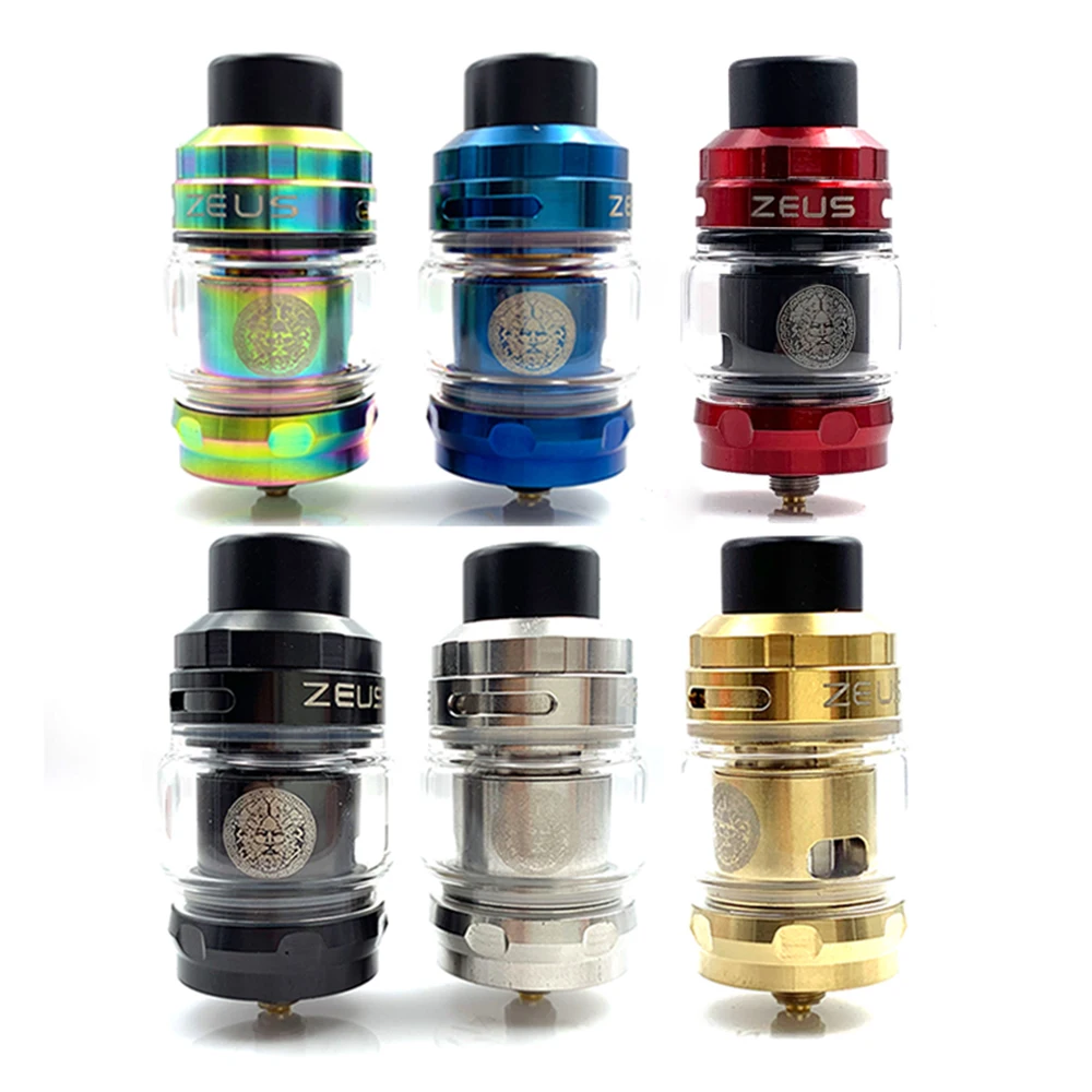 Vmiss Zeus Sub Ом бак 5 мл Ёмкость распылитель с сеткой Z1 катушки 0.4ohm/0.2ohm ZEUS X SUBOHM Aegis мод