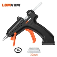 LOMVUM Cordless 4 2V Lithium ion Hot Melt Glue Gun Rechargeable Lithium Battery Wireless Repair Tool