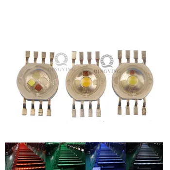 45MIL dioda LED RGBW dioda 8 pinów wysoka dioda LED dużej mocy Chip 4W-12W kolorowe cztero rdzeniowy źródła DIY oświetlenie sceniczne LED koraliki 4 7 tanie i dobre opinie QINGYING CN (pochodzenie) KULKA 2-2 4 V