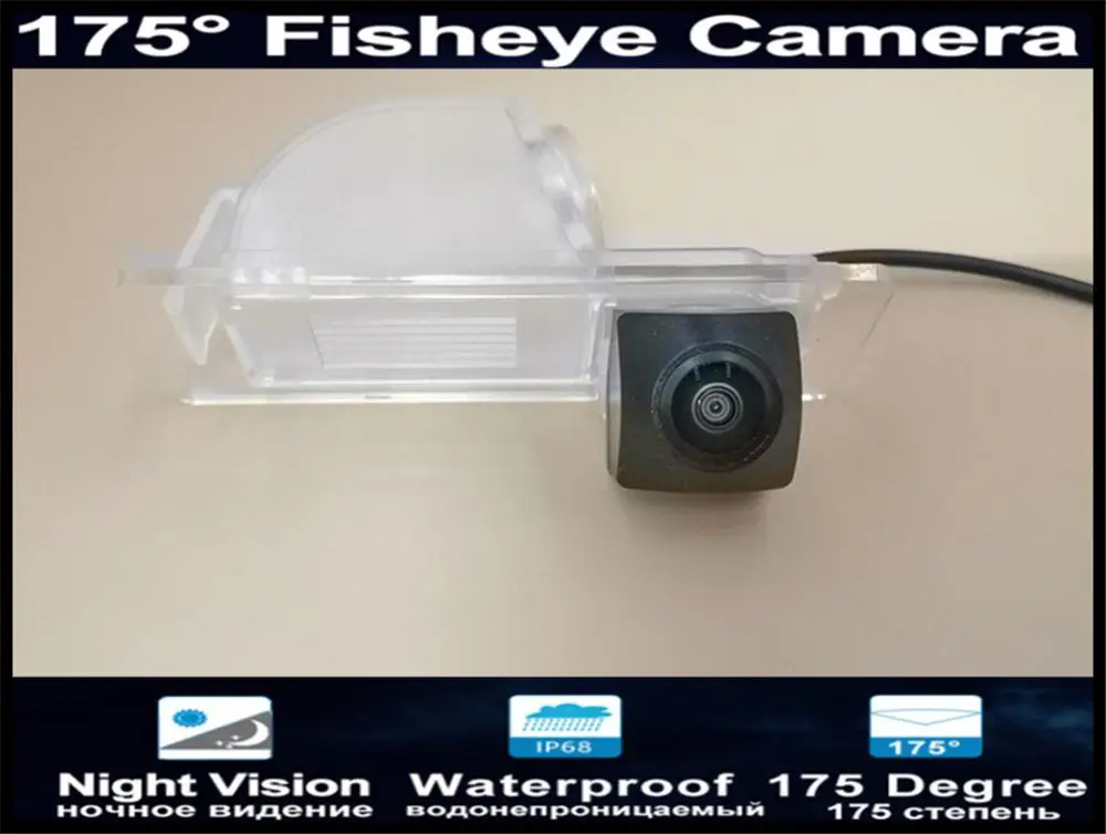 

175 Degree 1080P Fisheye Lens Reverse Parking Car Rear view Camera For Volkswagen Skoda Rapid Santana 2013 2014 2015 Car Camera