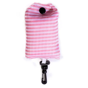 

Shopping Storage Grocery Waterproof Key Chain Large Capacity Handbag Foldable Reusable Supermarket Tote Pouch Convenient