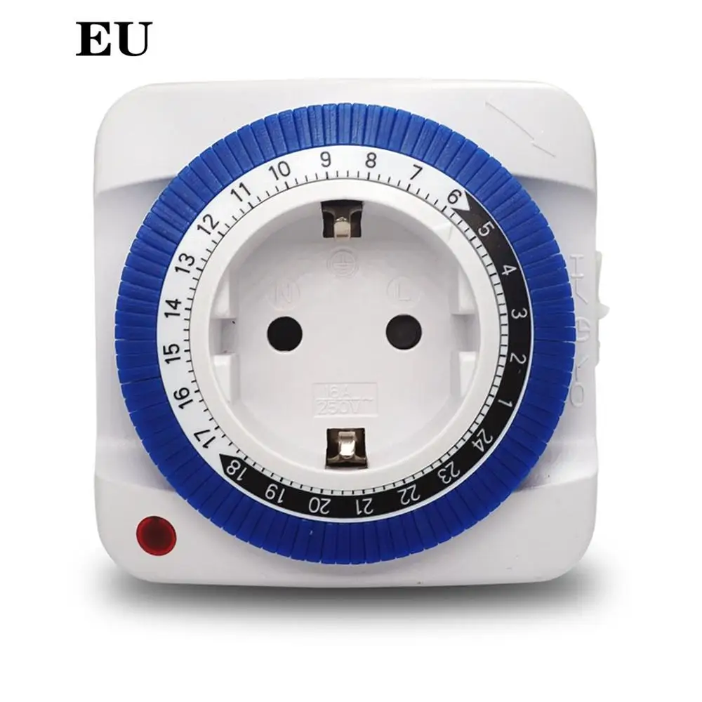 

Timer Mechanical Charging Motor Car Mobile Phone Automatic Power Off Socket Household Smart Timing Switch Socket
