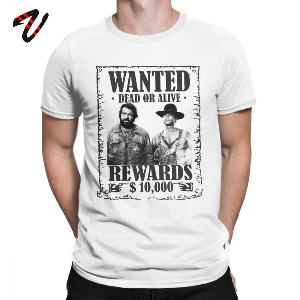 T Shirt Men Bud Spencer Terence Hill Wanted Lo Chimavano Classic Epic Movie Tshirt 100% Cotton Tees Graphic Tops Vintage T-Shirt T Shirt Men Bud Spencer Terence Hill Wanted Lo Chimavano Classic Epic Movie Tshirt 100% Cotton Tees Graphic Tops Vintage T-Shirt
