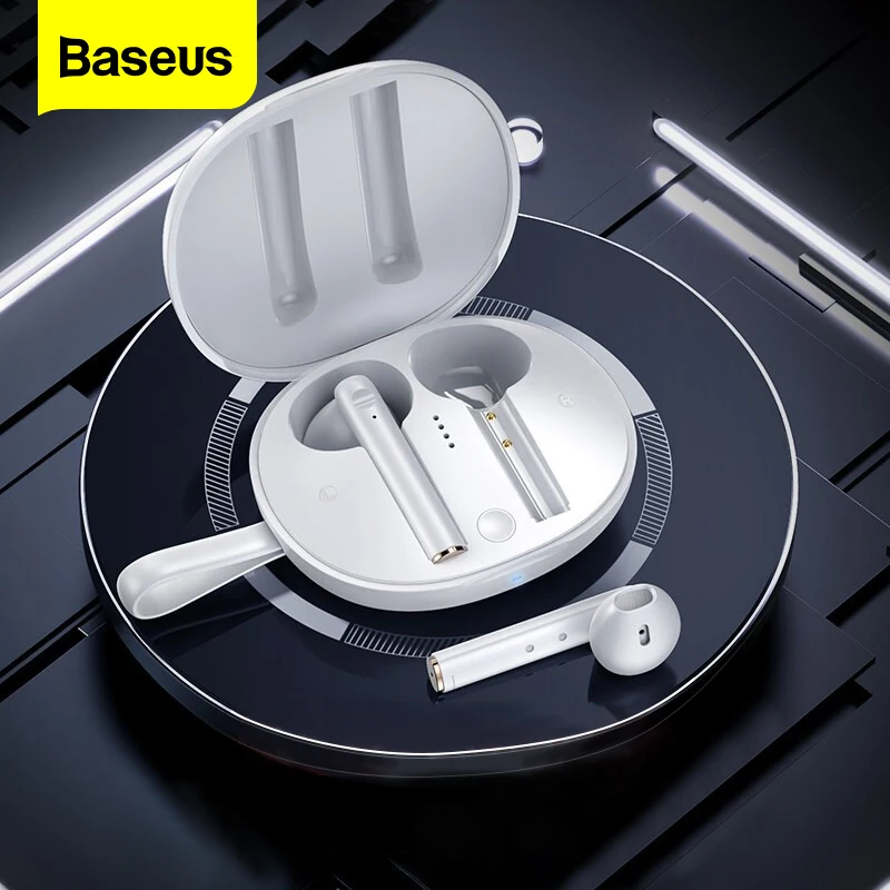 TWS наушники Baseus W05 с поддержкой Bluetooth для iPhone 12mini Pro Max Xiaomi Huawei Samsung|Наушники и