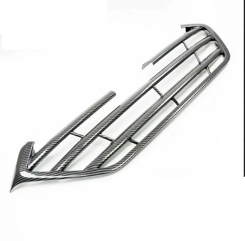 Car modification Car accessories Carbon fiber Front Chrome Grille Grill Overlay For Hyundai Tucson