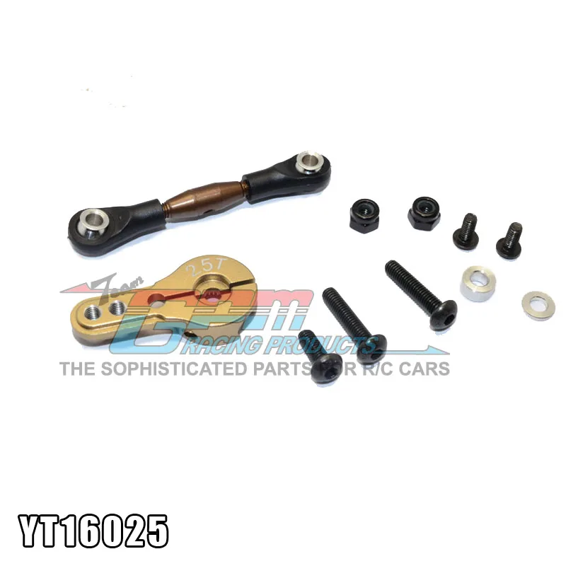 Axial Yeti 90026 25T Anti-Loose Metal Steering Engine Arm Connected Adjustable Reverse Tooth S2 Pull Rod/Yt16025 | Игрушки и хобби