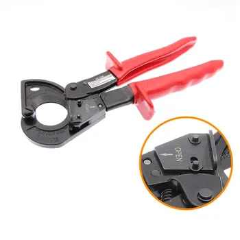 

HS-325A Cable Wire Stripper Ratchet Cable Cutter 240mm2 Max Germany Design Cutter Plier Scissors Terminal Cutter