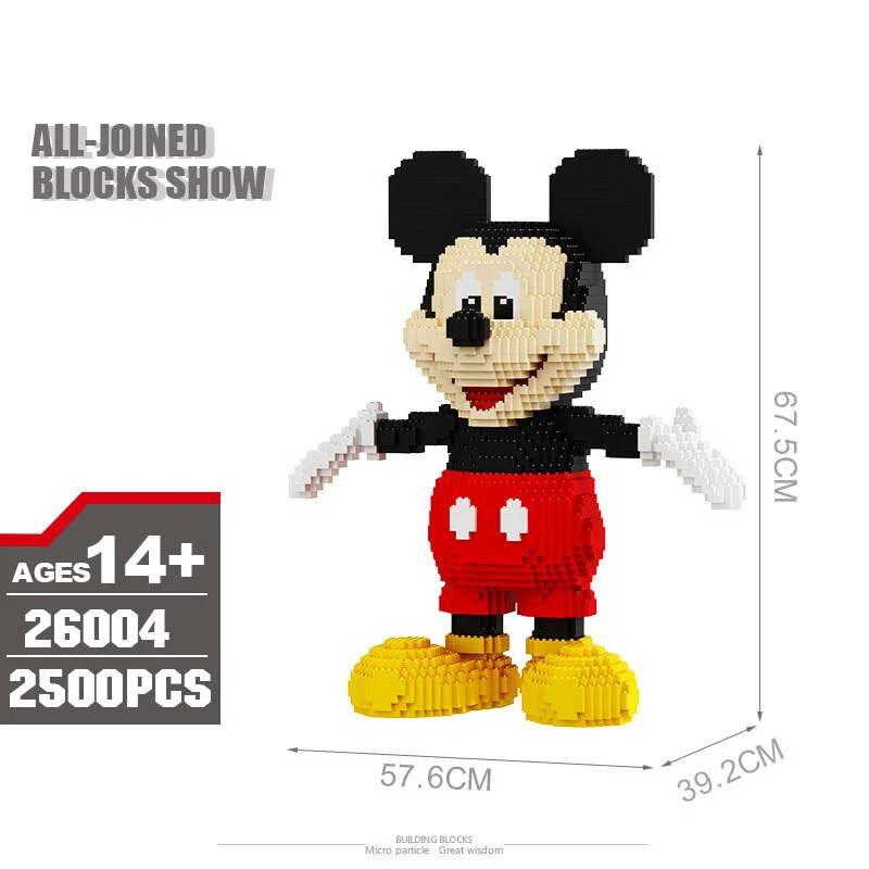 Фигурки мини-алмазных блоков Disney world park land Микки Маус строительные блоки игрушки