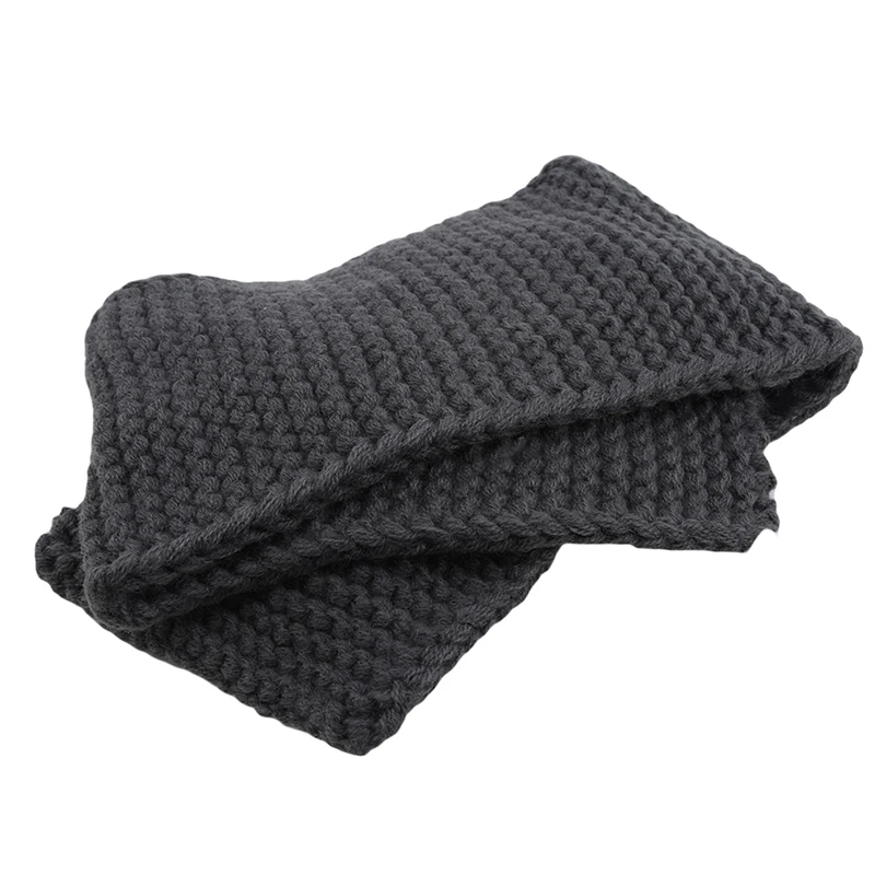 Осенне-зимний теплый шарф для мальчиков и девочек, шаль-снуд с кольцом, шарфы