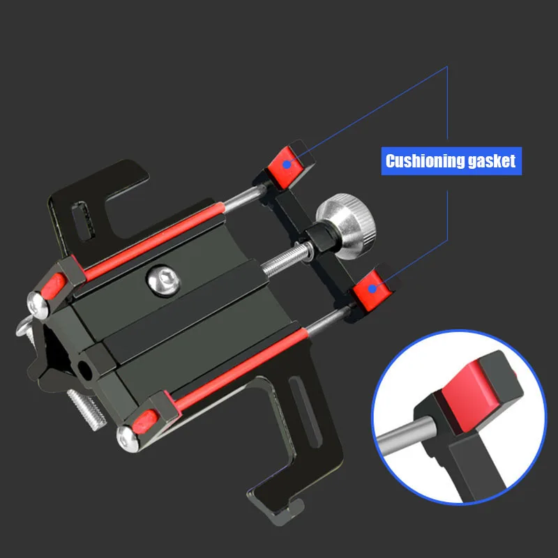  Motorrad Fahrrad Aluminium Handy Halter Stehen Für Iphone 8P Xr Samsung S9 Mountainbike Lenker Gps 