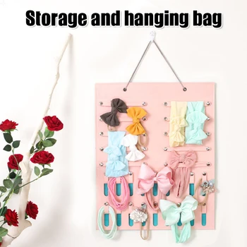 

Hanging Jewelry Display Organizer Foldable Multi-Functional Wall Felt Jewelry Organizer UD88