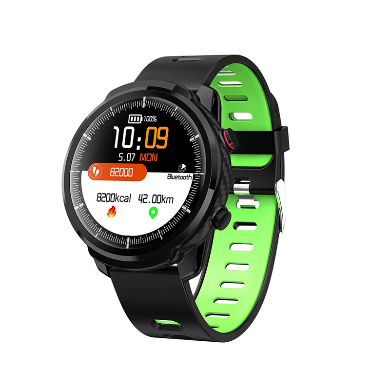 LIGE Новые смарт-часы для мужчин водонепроницаемый мониторинг сердечного ритма погоды и погоды фитнес-трекер многоцелевой спортивный Смарт-часы - Цвет: green