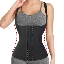 

Women Steel Boned Body Shaper Waist Trainer Slimming Sheath Tummy Shaping Shapewear Workout Vest Underbust Cincher Corset Top