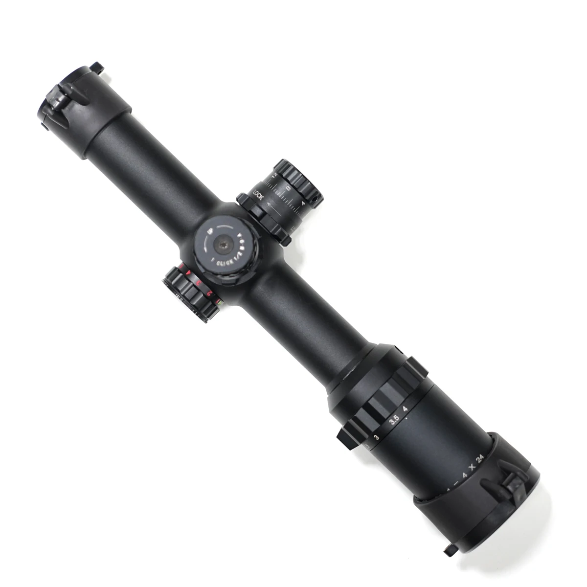Оптический прицел для охотничьей винтовки SKWoptics 1 4x24 M4 AR15 тактический с длинным