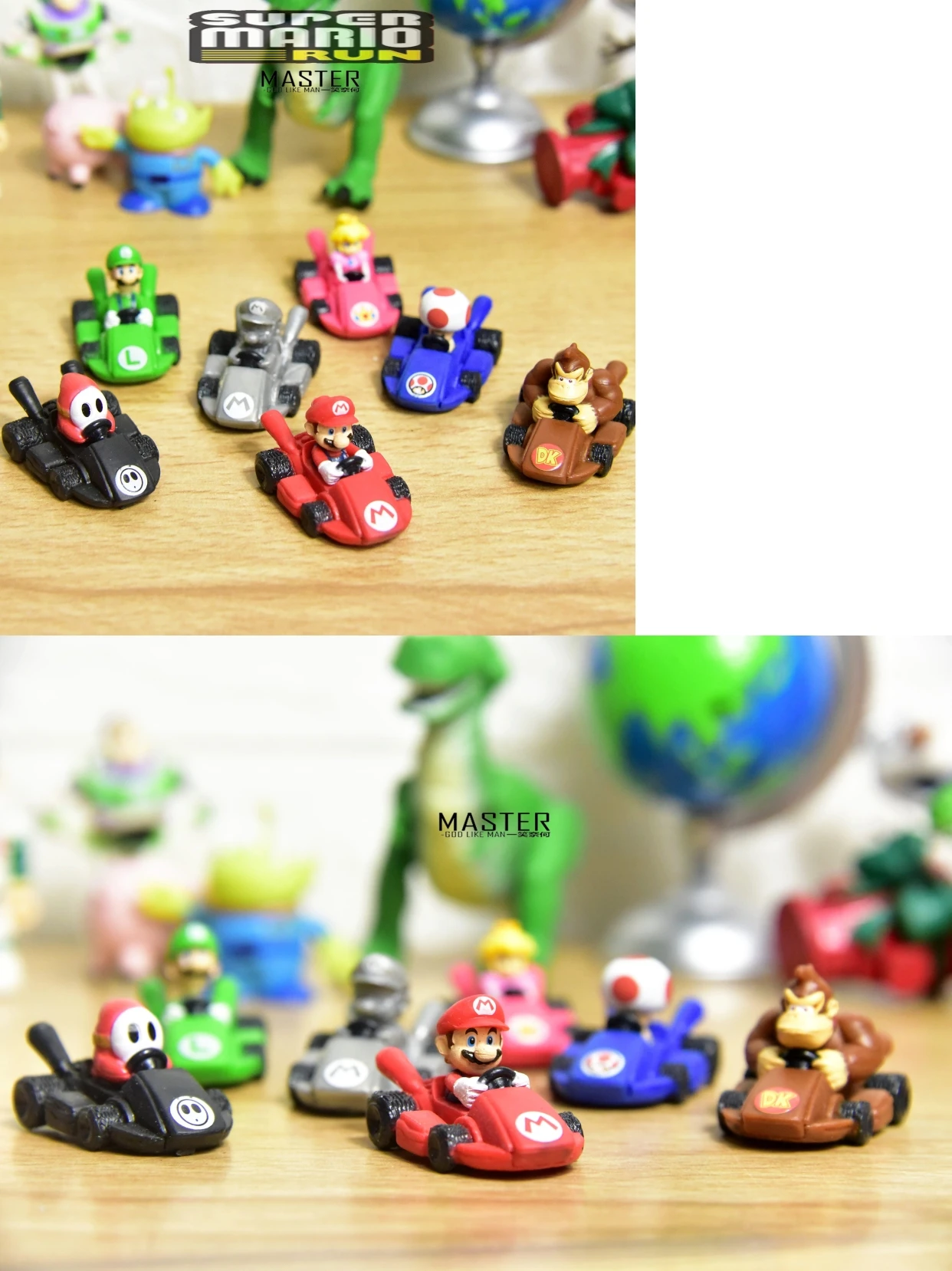 Premium Complete Super Mario Figures - 6pc Collectible Kit - Mario, Luigi,  Yoshi