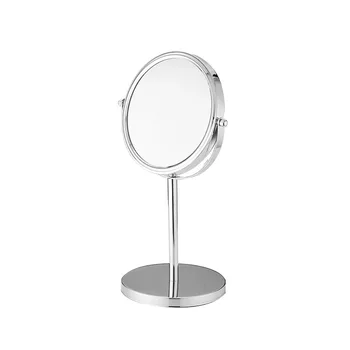 

IMMETEE 10x Magnified Vanity Mirror Round Makeup Cosmetic Mirror for Bathroom or Bedroom Table Top Portable Double Sided Glass