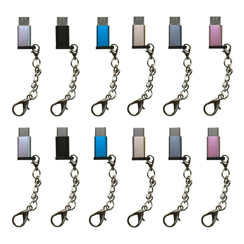 Металлический USB 3,1 Тип-C разъем Micro USB 2,0 5Pin Женский данных адаптер переходник USB Тип C адаптер для планшетов и телефонов