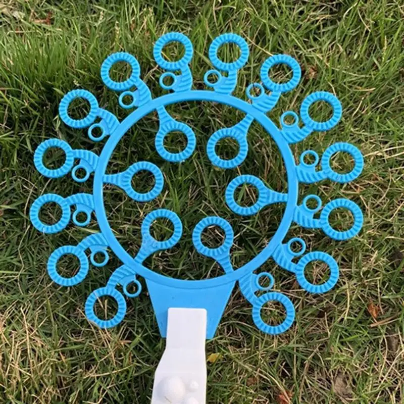 15pcs Children Outdoor Blowing Bubble Blower Creative Large Bubble Ring Toys Bubble Sets Bubble Maker Toys for Kids Random Color
