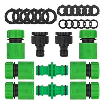 

Garden Watering Quick Connector Hose Adapter Set Extender Coupling Joint Outdoor