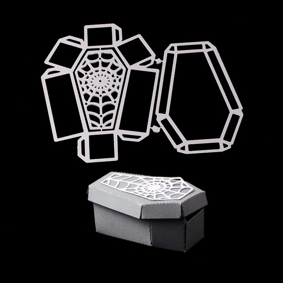 

2019 New Cobweb Embossing Box Metal Cutting Dies Alinacraft Die Cuts for Card Making Christmas Birthday Halloween Christmas Dies