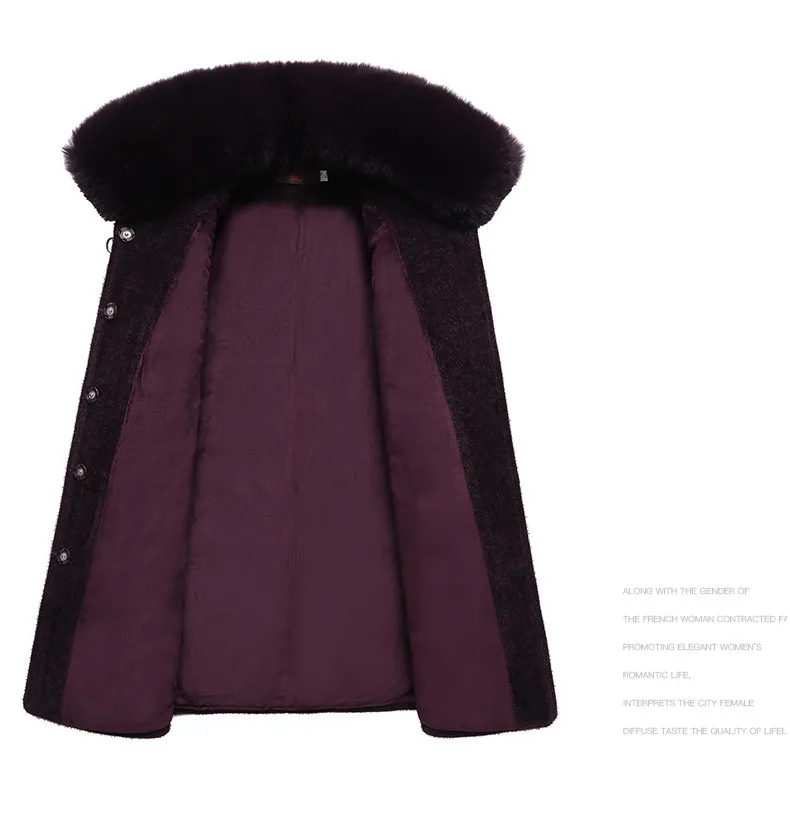 XJXKS Новинка, Женское пальто, верхняя одежда, зимняя одежда, Модное теплое шерстяное Женское пальто из искусственного меха, элегантное шерстяное пальто