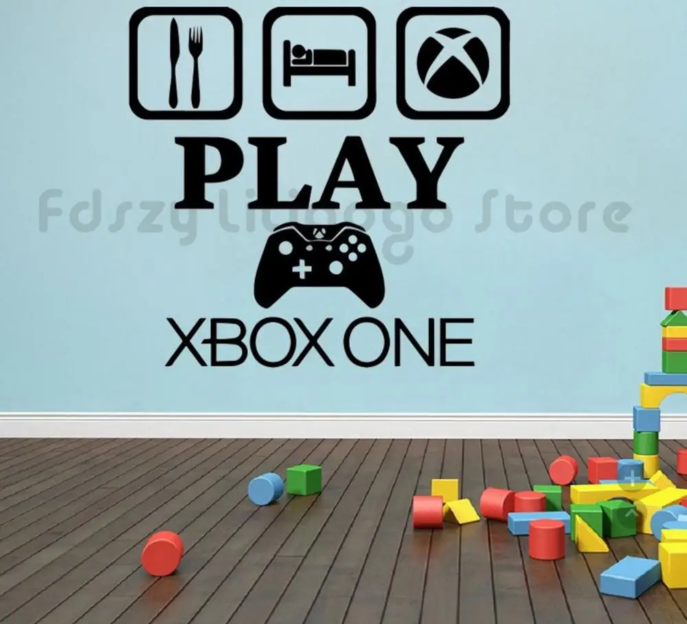 Игровая Настенная Наклейка Xbox с функцией съедобного сна игровой контроллер