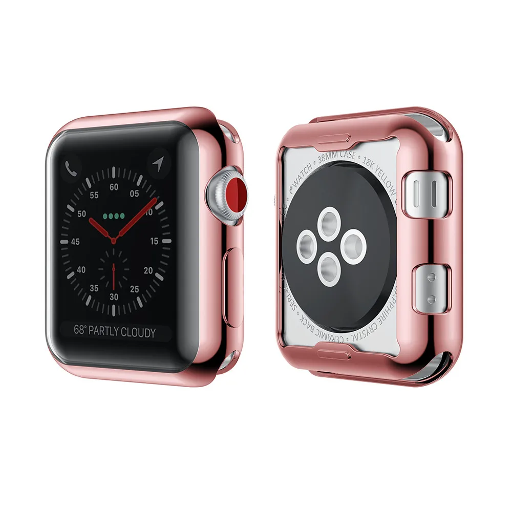 Для Apple Watch, версии 4/3/iPad Air 2 Силиконовый ТПУ чехол на бампер чехол для наручных часов iWatch, защитная крышка