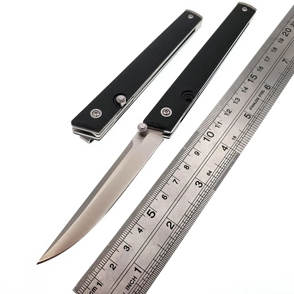 JSSQ складной нож 8Cr13Mov лезвие нейлоновая волоконная Ручка Открытый Отдых выживания карманные ножи тактический охотничий нож s EDC инструмент OEM