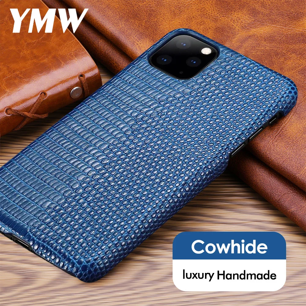 

Genuine Leather Case for iPhone 11 Pro Max Xs Max Xr 7 8 Plus X Luxury Real Cowhide Leather Phone Cases Cover
