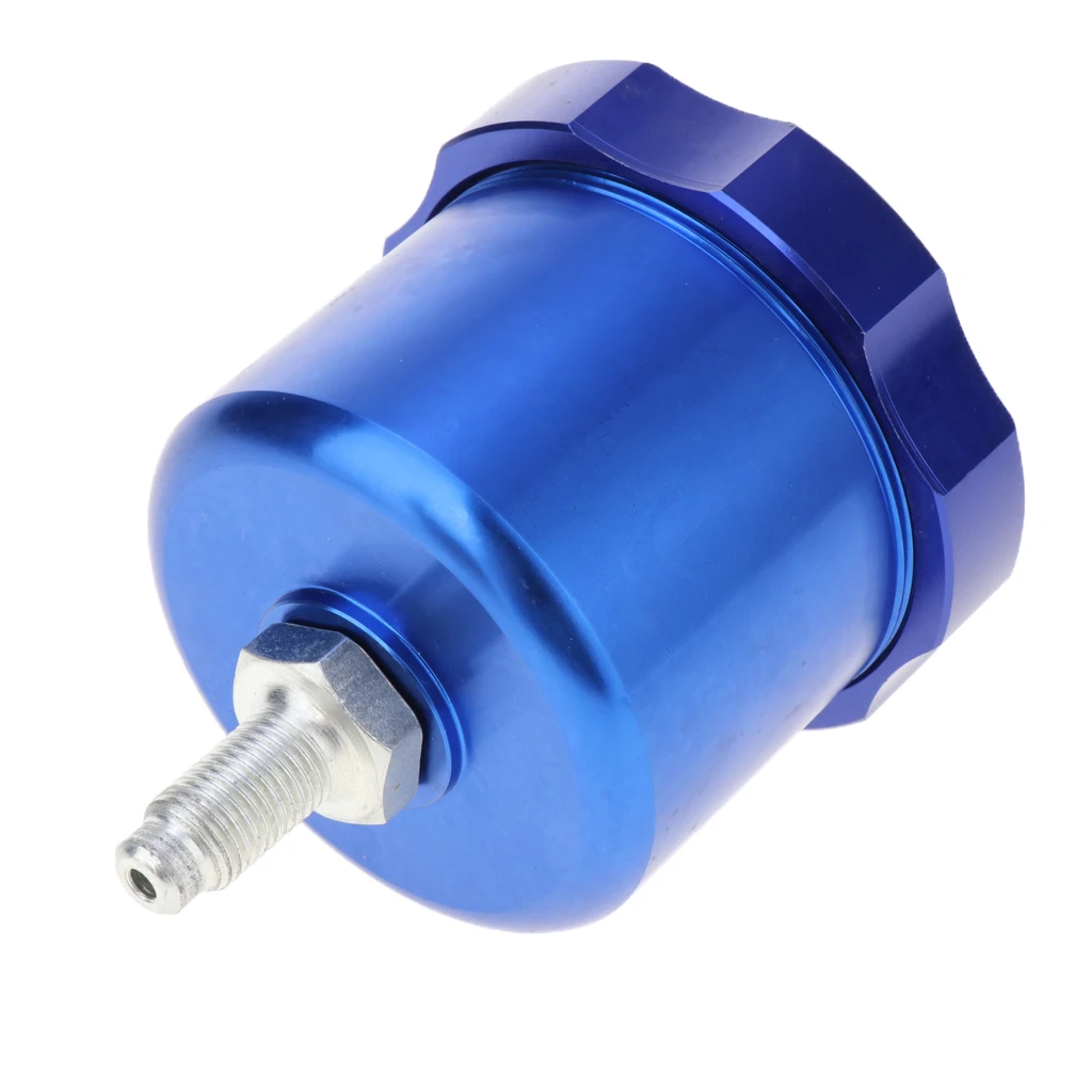 Front Or Rear Aluminum Hydraulic Hand Brake Reservoir Oil Cup  Blue