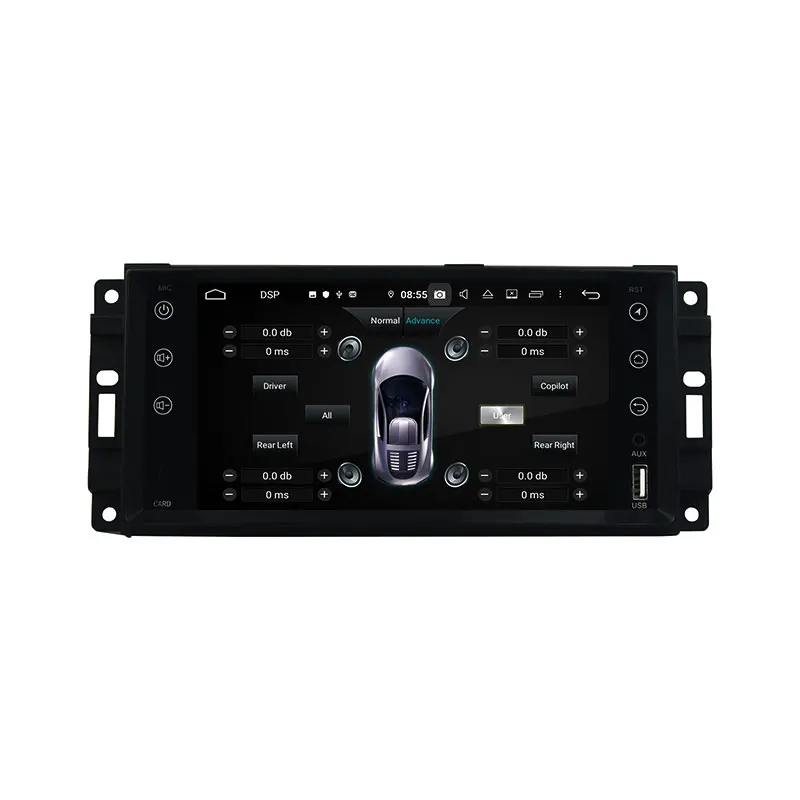 Автомагнитола PX6 6 ядер 7 дюймов 1 Din Android 9 0 для JEEP Sebring 300C Grand Cherokee Compass автомобильное