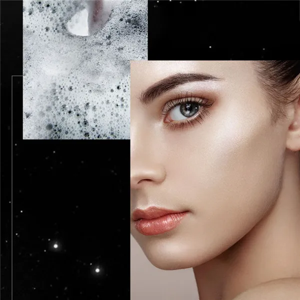 Природный уголь Bubble Black Mask контроль масла поры усадка очистка и Увлажнение Маска