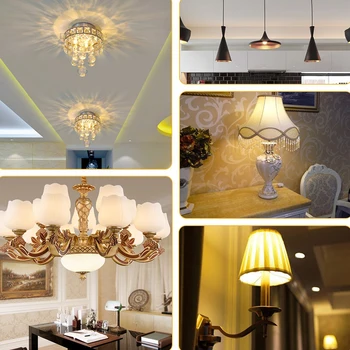 

G9 Super Bright Led Ceramic Home Non Dimmable 220V Decoration 2W Corn Bulb Halogen 360 Degree Glow Replacement Practical