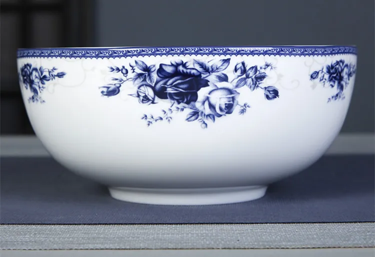 de ramen jingdezhen porcelana azul e branco