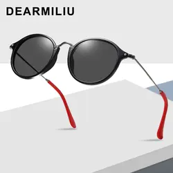 DEARMILIU 2019 новые модные солнцезащитные очки для женщин Поляризованные солнцезащитные очки UV400 линзы классические круглые мужские очки в