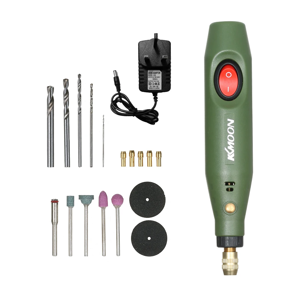 KKmoon DC12V многофункциональный электрический шлифовальный мини-станок набор электрическая дрель шлифовальный Вращающийся набор инструментов для фрезерования полировки гравировки