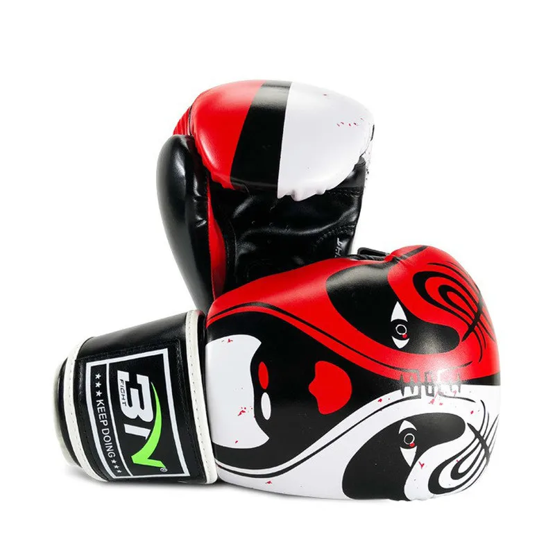 

2019 New Glove National Collection Series Chinese Style Men and Women Boxing Gloves Martial School Gym Home Training Equipment
