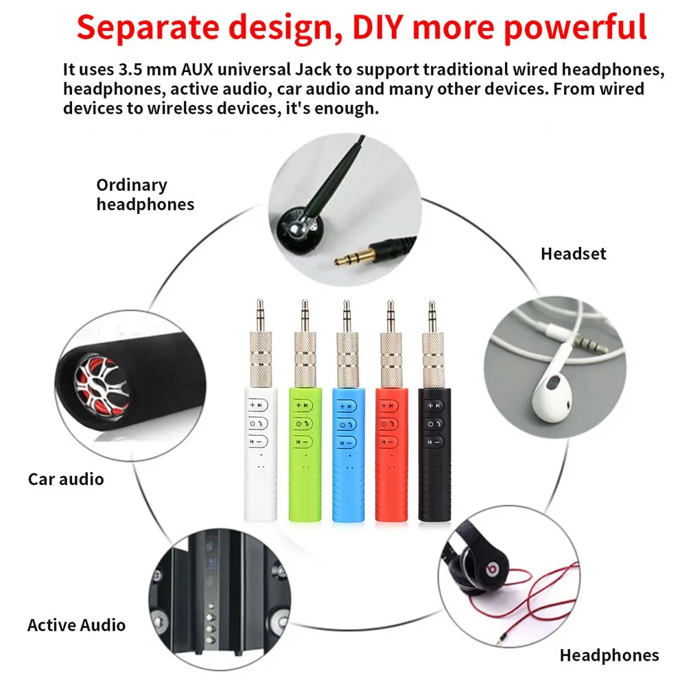 XT-2 Bluetooth приемник автомобиля Bluetooth AUX 3,5 мм музыка Bluetooth аудио приемник для гарнитуры вызова автомобиля передатчик Авто адаптер